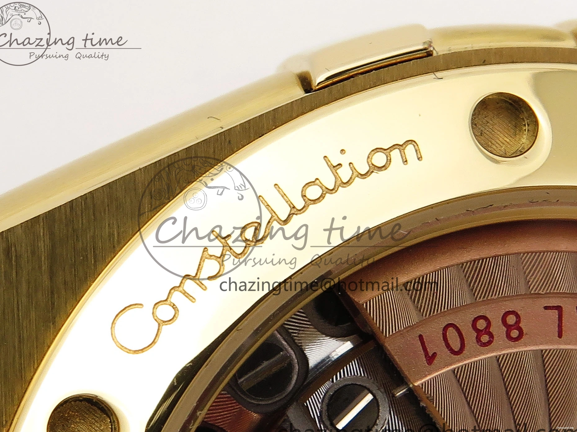 0514 Constellation 39mm YG ASWF 1:1 Best Edition White Dial on YG Bracelet A Casual 7780